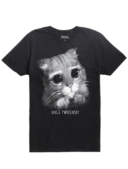 puss in boots t shirt